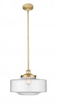 Innovations Lighting 616-1S-BB-G694-16 - Bridgeton - 1 Light - 12 inch - Brushed Brass - Stem Hung - Mini Pendant