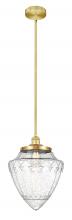 Innovations Lighting 616-1S-SG-G664-12 - Bridgeton - 1 Light - 12 inch - Satin Gold - Stem Hung - Mini Pendant