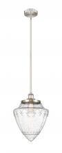 Innovations Lighting 616-1S-SN-G664-12 - Bridgeton - 1 Light - 12 inch - Brushed Satin Nickel - Stem Hung - Mini Pendant