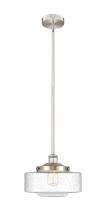 Innovations Lighting 616-1S-SN-G694-12 - Bridgeton - 1 Light - 12 inch - Brushed Satin Nickel - Stem Hung - Mini Pendant