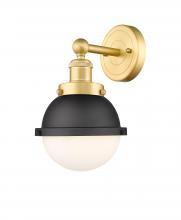 Innovations Lighting 616-1W-SG-HFS-61-BK - Edison - 1 Light - 7 inch - Satin Gold - Sconce