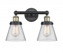 Innovations Lighting 616-2W-BAB-G62 - Cone - 2 Light - 15 inch - Black Antique Brass - Bath Vanity Light