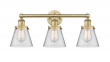 Innovations Lighting 616-3W-BB-G62 - Cone - 3 Light - 24 inch - Brushed Brass - Bath Vanity Light