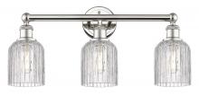 Innovations Lighting 616-3W-PN-G559-5CL - Bridal Veil - 3 Light - 23 inch - Polished Nickel - Bath Vanity Light