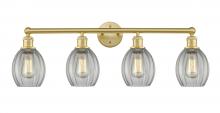 Innovations Lighting 616-4W-SG-G82 - Eaton - 4 Light - 33 inch - Satin Gold - Bath Vanity Light