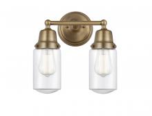 Innovations Lighting 623-2W-BB-G312 - Dover - 2 Light - 13 inch - Brushed Brass - Bath Vanity Light