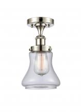 Innovations Lighting 916-1C-PN-G192 - Bellmont - 1 Light - 6 inch - Polished Nickel - Semi-Flush Mount