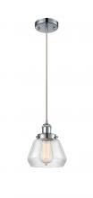 Innovations Lighting 916-1P-PC-G172 - Fulton - 1 Light - 6 inch - Polished Chrome - Cord hung - Mini Pendant