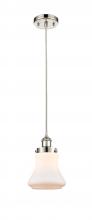 Innovations Lighting 916-1P-PN-G191 - Bellmont - 1 Light - 6 inch - Polished Nickel - Cord hung - Mini Pendant