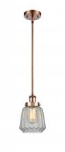 Innovations Lighting 916-1S-AC-G142 - Chatham - 1 Light - 6 inch - Antique Copper - Mini Pendant