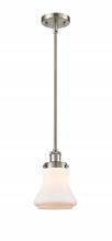 Innovations Lighting 916-1S-SN-G191 - Bellmont - 1 Light - 6 inch - Brushed Satin Nickel - Mini Pendant