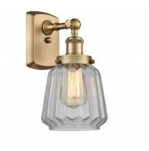 Innovations Lighting 916-1W-BB-G142 - Chatham - 1 Light - 6 inch - Brushed Brass - Sconce