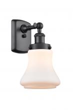 Innovations Lighting 916-1W-BK-G191 - Bellmont - 1 Light - 6 inch - Matte Black - Sconce