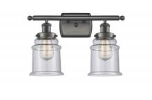 Innovations Lighting 916-2W-OB-G184 - Canton - 2 Light - 16 inch - Oil Rubbed Bronze - Bath Vanity Light