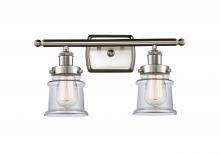 Innovations Lighting 916-2W-SN-G182S - Canton - 2 Light - 16 inch - Brushed Satin Nickel - Bath Vanity Light