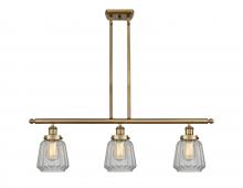 Innovations Lighting 916-3I-BB-G142 - Chatham - 3 Light - 36 inch - Brushed Brass - Stem Hung - Island Light