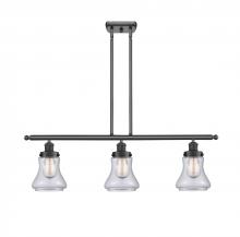 Innovations Lighting 916-3I-BK-G192 - Bellmont - 3 Light - 36 inch - Matte Black - Stem Hung - Island Light