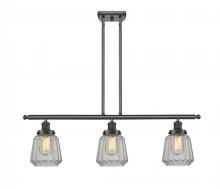 Innovations Lighting 916-3I-OB-G142 - Chatham - 3 Light - 36 inch - Oil Rubbed Bronze - Stem Hung - Island Light