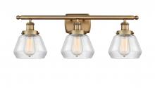 Innovations Lighting 916-3W-BB-G172 - Fulton - 3 Light - 26 inch - Brushed Brass - Bath Vanity Light