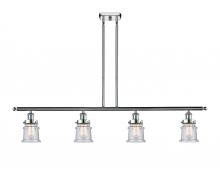 Innovations Lighting 916-4I-PC-G184S - Canton - 4 Light - 48 inch - Polished Chrome - Stem Hung - Island Light