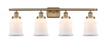 Innovations Lighting 916-4W-BB-G181 - Canton - 4 Light - 36 inch - Brushed Brass - Bath Vanity Light