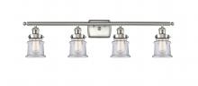 Innovations Lighting 916-4W-SN-G182S - Canton - 4 Light - 36 inch - Brushed Satin Nickel - Bath Vanity Light