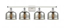 Innovations Lighting 916-4W-WPC-G78 - Bell - 4 Light - 38 inch - White Polished Chrome - Bath Vanity Light