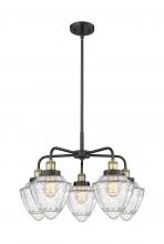 Innovations Lighting 916-5CR-BAB-G664-7 - Bullet - 5 Light - 24 inch - Black Antique Brass - Chandelier