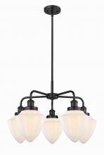 Innovations Lighting 916-5CR-BK-G661-7 - Bullet - 5 Light - 24 inch - Matte Black - Chandelier