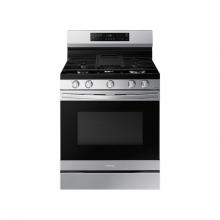 Samsung NX60A6511SS/AA - Gas Freestanding with Air Fry (without Tray), 6 cu-ft
