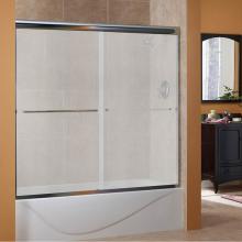 CRAFT + MAIN CVST5855-RN-BN - 6MM SLIDING DOOR WITH RAIN GLASS BN FRAME