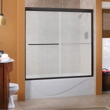 CRAFT + MAIN CVST6060-RN-OR - Cove 1/4'' Frameless By-pass Sliding Tub Door