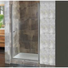 CRAFT + MAIN CVSW3365-CL-BN - Cove 1/4'' Frameless Pivot Shower Door