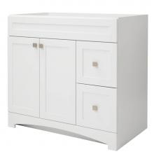 CRAFT + MAIN MXWV3621 - Monterrey 36'' Vanity, Flat White