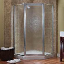 CRAFT + MAIN TDNA0570-OB-SV - FRAMED NEO-ANGLE SHOWER DOOR