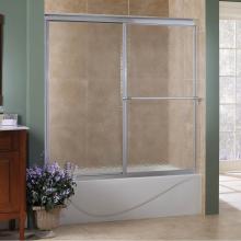 CRAFT + MAIN TDST5458-OB-SV - Tides Framed By-Pass Sliding Tub Door