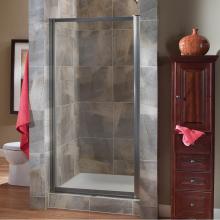 CRAFT + MAIN TDSW3565-CL-BN - Tides Framed Pivot Shower Door