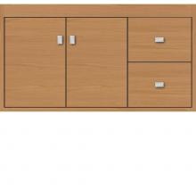 Strasser Woodenworks 48-105 - 36 X 21 X 19.75 Sodo Inset Wall Mount Vanity Slab Rift White Oak Rh