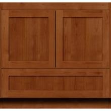 Strasser Woodenworks 01-142 - 36 X 21 X 34.5 Simplicity Vanity Shaker Med Alder Std