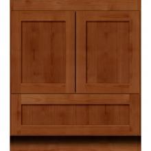 Strasser Woodenworks 01-162 - 30 X 18 X 34.5 Simplicity Vanity Shaker Med Alder Std