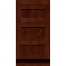 Strasser Woodenworks 01-175 - 18 X 21 X 34.5 Simplicity Drawer Bank Shaker Dk Alder