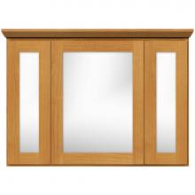 Strasser Woodenworks 01-856 - 36 X 6.5 X 27 Simplicity Med Tri-View Sq/Mir Nat Alder