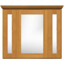 Strasser Woodenworks 01-846 - 30 X 6.5 X 27 Simplicity Med Tri-View Sq/Mir Nat Alder