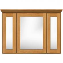 Strasser Woodenworks 01-851 - 36 X 6.5 X 27 Simplicity Med Tri-View R'D/Mir Nat Alder