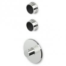 Zucchetti USA ZSA091.1900CR - Built-In Thermostatic Shower Mixer With 2 Volume Controls