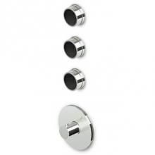 Zucchetti USA ZSA098.1900CL - Built-In Thermostatic Shower Mixer With 3 Volume Controls