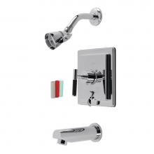 Kingston Brass KB86510CKL - Kaiser Single-Handle Tub and Shower Faucet, Polished Chrome