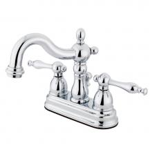 Kingston Brass KB1601NL - 4 in. Centerset Bathroom Faucet, Polished Chrome