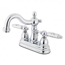 Kingston Brass KB1601GL - 4 in. Centerset Bathroom Faucet, Polished Chrome