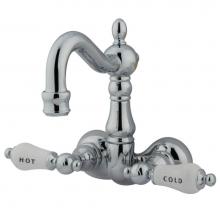 Kingston Brass CC1074T1 - Vintage 3-3/8-Inch Wall Mount Tub Faucet, Polished Chrome